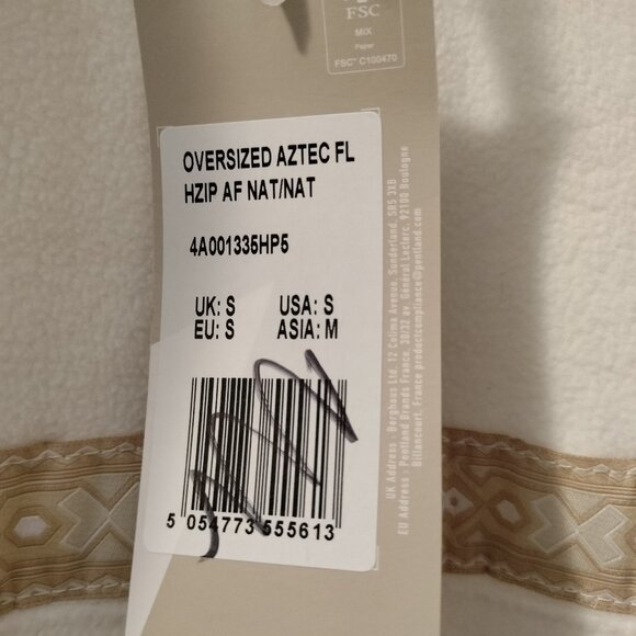 Berghaus Oversized Half-zip Fleece, NWT - Picture 2 of 11